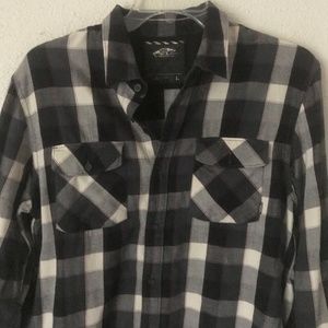 Vans Off The Wall Plaid Button Down Shirt
